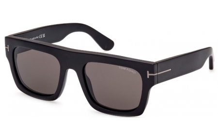 Lunettes de soleil - Tom Ford - FAUSTO FT0711-N - 02A  MATTE BLACK // GREY