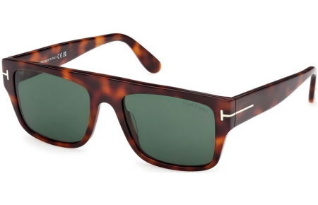 Gafas de Sol - Tom Ford - DUNNING-02 FT0907  - 53N  DARK HAVANA // GREEN