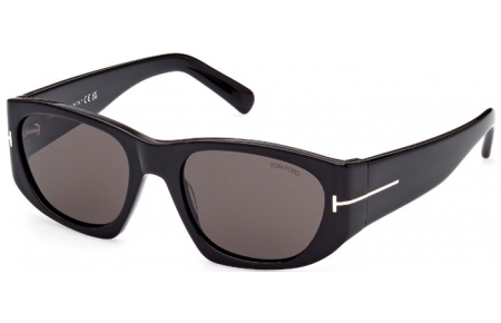 Gafas de Sol - Tom Ford - CYRILLE-02 FT0987  - 01A  SHINY BLACK // GREY