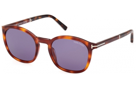 Gafas de Sol - Tom Ford - JAYSON FT1020 - 53V  LIGHT HAVANA // BLUE