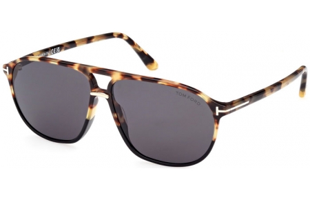 Sunglasses - Tom Ford - BRUCE FT1026 - 05A  HAVANA BLACK // GREY