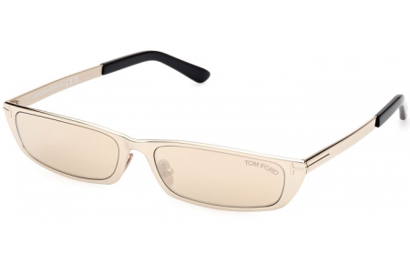 Sunglasses - Tom Ford - EVERETT FT1059 - 32G  GOLD // BROWN MIRRROR