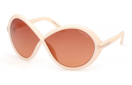 Gafas de Sol - Tom Ford - JADA FT1070 - 25T  IVORY // BURGUNDY GRADIENT