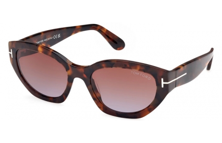 Gafas de Sol - Tom Ford - PENNY FT1086 - 52F  DARK HAVANA // BROWN GRADIENT