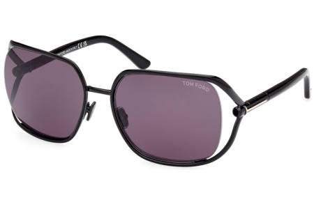 Gafas de Sol - Tom Ford - GOLDIE FT1092 - 01A  SHINY BLACK // GREY