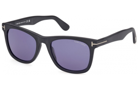 Sunglasses - Tom Ford - KEVYN FT1099 - 02V  MATTE BLACK // BLUE