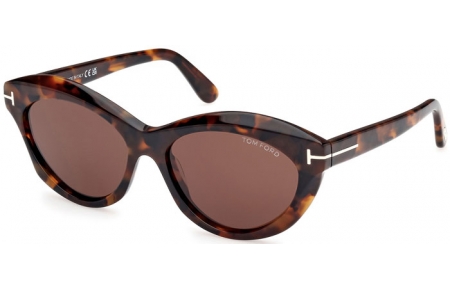 Lunettes de soleil - Tom Ford - TONI FT1111 - 52E  DARK HAVANA // BROWN