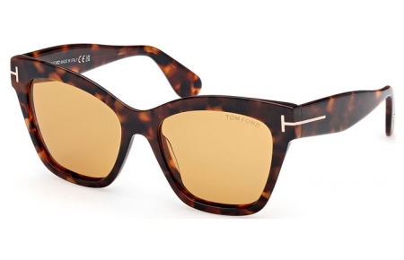 Gafas de Sol - Tom Ford - ELVIRA FT1217 - 52E  DARK HAVANA // BROWN