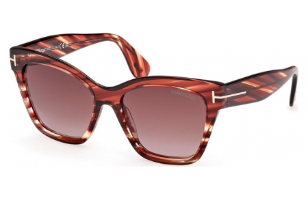 Gafas de Sol - Tom Ford - ELVIRA FT1217 - 55T  RED HAVANA // BURGUNDY GRADIENT