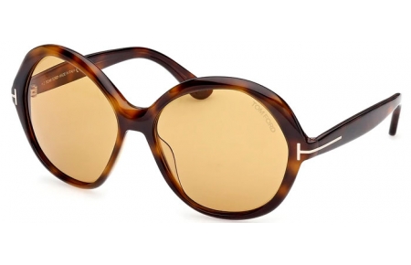 Gafas de Sol - Tom Ford - ANNABELLE-02 FT1282 - 52E  DARK HAVANA // LIGHT BROWN