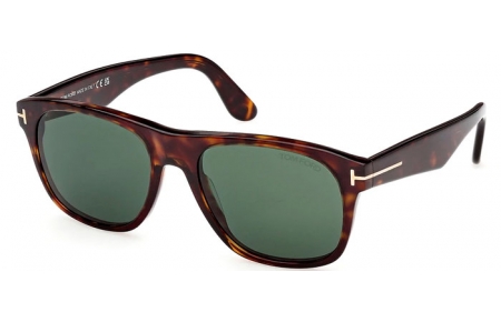 Gafas de Sol - Tom Ford - MARLON-02 FT1284 - 52N  DARK HAVANA // GREEN