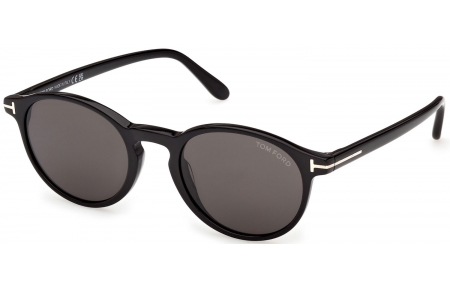 Gafas de Sol - Tom Ford - PRESCOTT-02 FT1331 - 01A SHINY BLACK // GREY