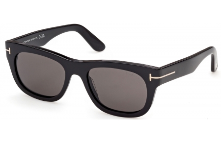 Gafas de Sol - Tom Ford - MARSHALL-02 FT1334 - 01A  SHINY BLACK // SMOKE