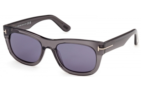 Gafas de Sol - Tom Ford - MARSHALL-02 FT1334 - 20V  SHINY GREY // DARK BLUE
