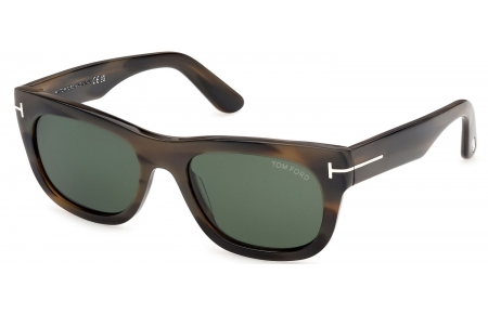 Gafas de Sol - Tom Ford - MARSHALL-02 FT1334 - 55N  HAVANA // GREEN