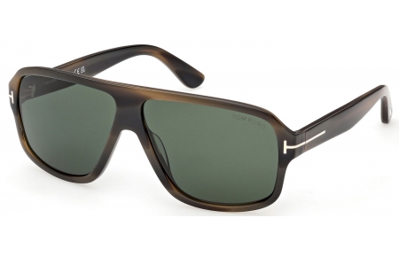 Gafas de Sol - Tom Ford - WILLIAM-02 FT1335 - 55N  STRIPED BROWN // GREEN