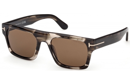 Gafas de Sol - Tom Ford - CYRUS-02 FT1337 - 55J  HAVANA BEIGE // ROVIEX