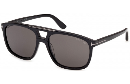 Gafas de Sol - Tom Ford - BRIANNA-02 FT1338-N - 01A SHINY BLACK // SMOKE