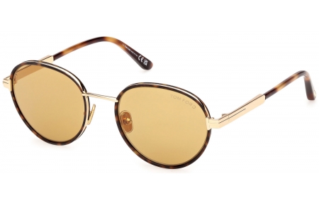 Gafas de Sol - Tom Ford - JET-02 FT1339 - 53E  HAVANA // LIGHT BROWN