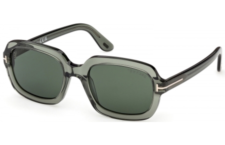 Gafas de Sol - Tom Ford - LANA-02 FT1342 - 96N  SHINY GREEN // GREEN