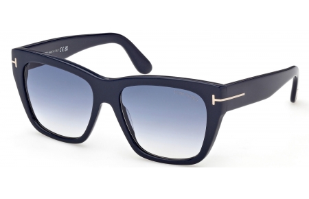 Gafas de Sol - Tom Ford - FLYNN-02 FT1343 - 90W  SHINY BLUE // BLUE GRADIENT