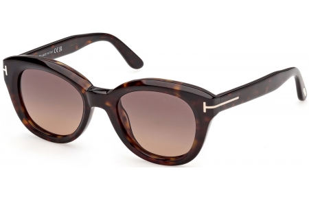 Gafas de Sol - Tom Ford - NIKA-02 FT1344 - 52T  DARK HAVANA // BURGUNDY GRADIENT