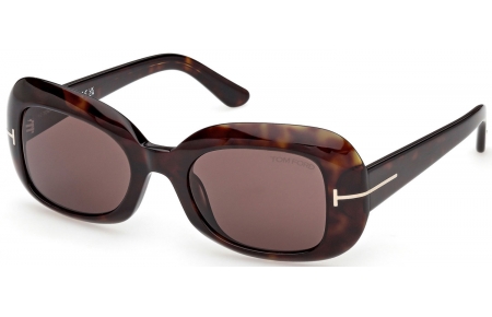Gafas de Sol - Tom Ford - PALOMA-02 FT1347 - 52E  DARK HAVANA // BROWN