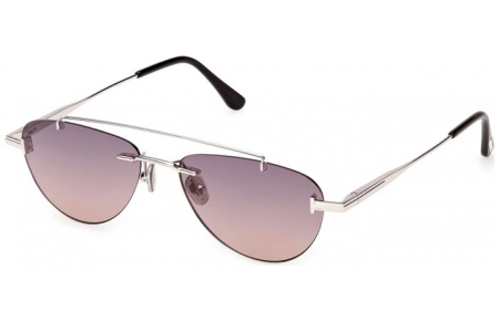 Gafas de Sol - Tom Ford - ASTOR-02 FT1356 - 16B  SHINY PALLADIUM // GREY GRADIENT