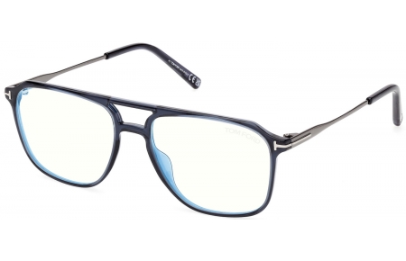 Monturas - Tom Ford - FT5665-B - 090  SHINY BLUE