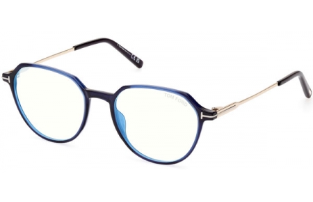 Lunettes de vue - Tom Ford - FT5875-B - 090  SHINY BLUE