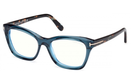 Lunettes de vue - Tom Ford - FT5909-B - 092  SHINY BLUE