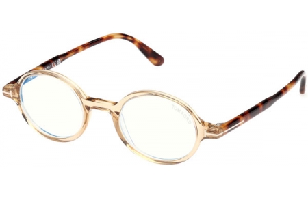 Lunettes de vue - Tom Ford - FT5975-B - 045  SHINY LIGHT BROWN