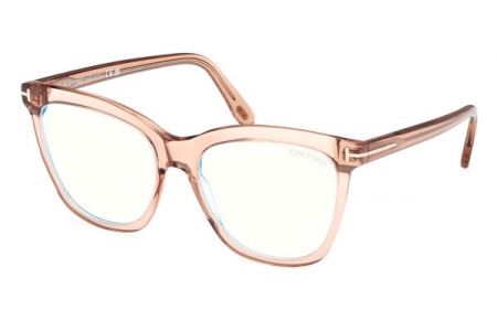 Monturas - Tom Ford - FT6042-B - 045  SHINY LIGHT BROWN