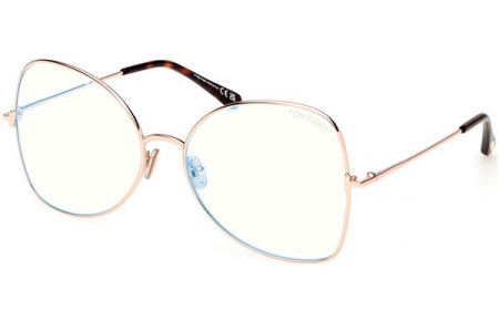 Lunettes de vue - Tom Ford - FT6049-B - 028  SHINY ROSE GOLD
