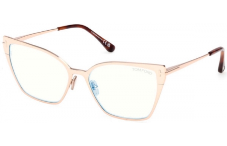 Monturas - Tom Ford - FT6051-B - 028  SHINY ROSE GOLD