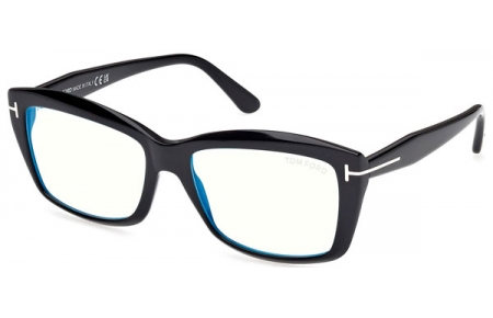 Monturas - Tom Ford - FT6065-B - 001  SHINY BLACK