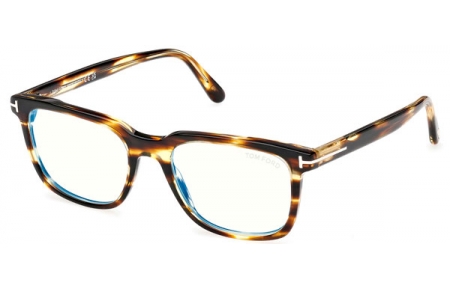 Lunettes de vue - Tom Ford - FT6080-B - 055  STRIPED BROWN