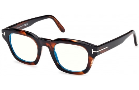 Lunettes de vue - Tom Ford - FT6083-B - 056  DARH HAVANA RED