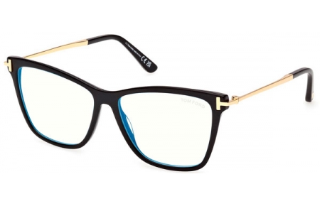 Lunettes de vue - Tom Ford - FT6097-B - 001  SHINY BLACK