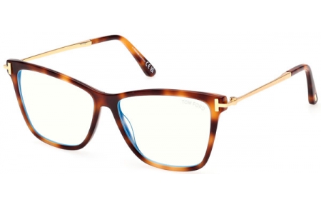 Lunettes de vue - Tom Ford - FT6097-B - 053  HAVANA HONEY