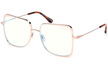 Lunettes de vue - Tom Ford - FT6098-B - 028  SHINY ROSE GOLD