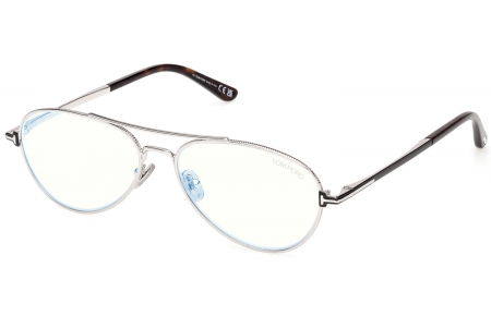 Monturas - Tom Ford - FT6128-B - 016  SHINY PALLADIUM