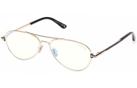 Monturas - Tom Ford - FT6128-B - 028  SHINY ROSE GOLD