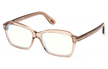 Monturas - Tom Ford - FT6129-B - 045  SHINY LIGHT BROWN