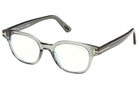 Monturas - Tom Ford - FT6130-B - 093  SHINY LIGHT GREEN