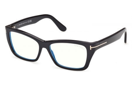 Monturas - Tom Ford - FT6132-B - 001  SHINY BLACK