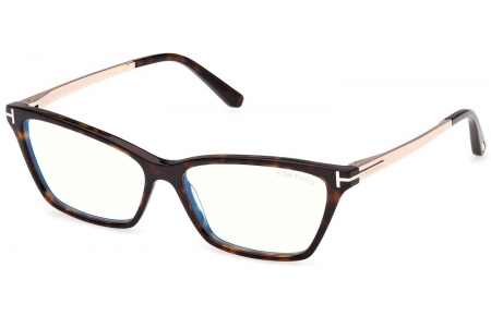 Monturas - Tom Ford - FT6135-B - 052  DARK HAVANA ROSE GOLD