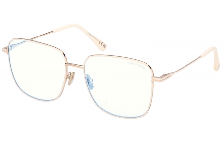 Monturas - Tom Ford - FT6136-B - 025  SHINY IVORY