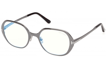 Monturas - Tom Ford - FT6137-B - 008  SHINY RUTHENIUM