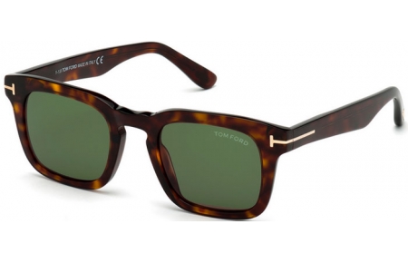 Lunettes de soleil - Tom Ford - DAX FT0751 - 52N  DARK HAVANA // GREEN